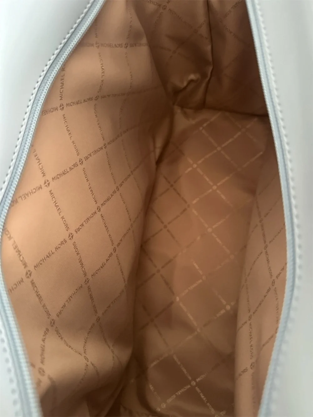 Michael Kors Extra Large Blue Diner Print Tote Bag New Host Pick - Picture 7 of 9